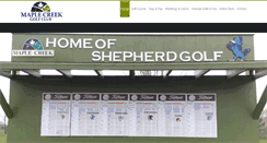 Desktop Screenshot of maplecreekgolf-shepherd.com